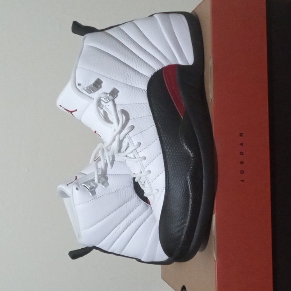 Air Jordan 12 retro white/gym red black